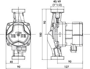 Circulateur FIRST automatique 25-40 180mm SOMATHERM 602010549 - vue 2